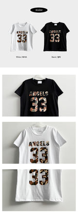 The On Vintage Number Camo Short Sleeve Tee
