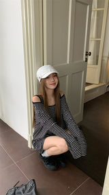 プラウドストライプ ルーズフィット Tシャツ