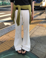[ORIGINAL] Flat semi-bootcut training pants