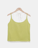 Mecha Halter Layered Sleeveless Top