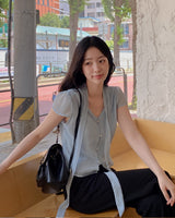 Maki tie blouse