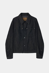 Linen Engineered Jacket (Black)