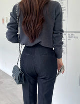 Menzo Bootcut Span Denim Slacks