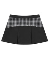 STRIDE セットアップチェックミニスカート