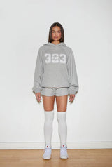 Sporty 333 hoodie - gray