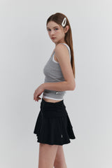 【MADE】 OONE ベーシックスリーブレストップ_グレー