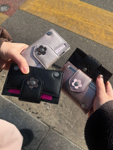 Fleur Card Wallet (Silver)