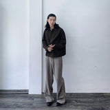 ボクシー ウォッシュド クロップド ジャケット