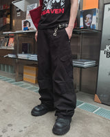 Poneer Cation Parachute Diagonal Cargo Pants