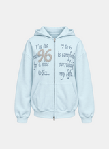 Harper Number Hoodie Zip-up