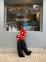 Shine Argyle Handwarmer Knit
