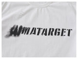 テイトダメージステンシルTシャツ