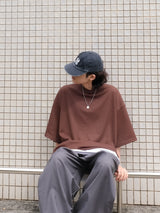 [SEMADE] ハーバー ワッフル ラウンドネック ハーフ 1/2 T