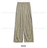 [U-BASIC] Chico Summer Two-Pin Tuck Nylon Pants