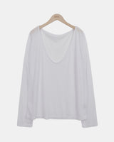 ネコレイヤードロングスリーブTシャツ