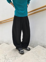 オーブ ベルテッド リネン カーブ パンツ 2C
