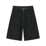 BTB : BERMUDA STRIPE SHORTS