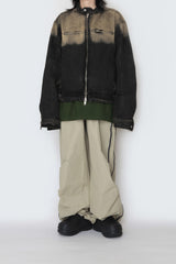 Gradation denim jacket