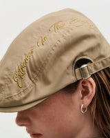 Embroidered Hunting Cap _ BEIGE