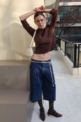 PREPPY 3/4 DENIM_BLUE
