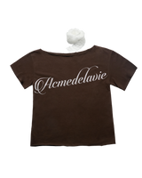 26SS ウーマンアンバランスショートスリーブTシャツ