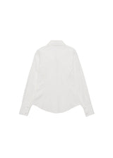 Side button shirts [White]