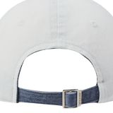 25SS PIG/BIO WASHED LEATHER PATCH BALL CAP BLUE