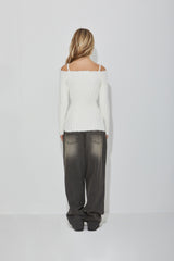 SLOT CARDIGAN