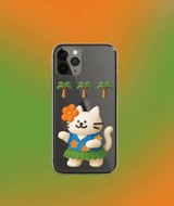 hula murmurcat clear jelly case
