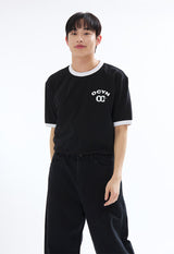 リンガーTシャツ ブラック