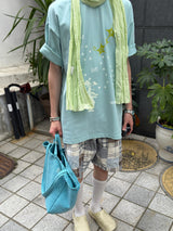  Heavy Cotton Soul Graphic T-Shirt (Tenta Tumble & Bio Washed) 2 Sizes - Vintage blue