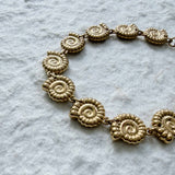 Gold Medallion Bracelet