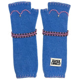 angora beads warmer - blue