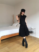 Flower avant blouse