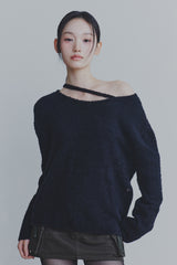 RUBY HOOK OVER KNIT black