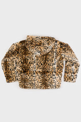 Vega luxe fur hooded jumper
