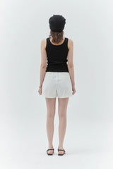 KIRSH PLAIN SLIM FIT SLEEVELESS - BLACK  