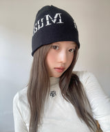 JACQUARD LOGO BEANIE