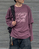 カウンティレイヤードロングスリーブTシャツ