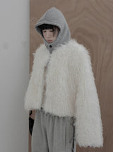 Coteo Crop Fur Jacket