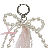 PEARL RIBBON TASSEL KEYRING