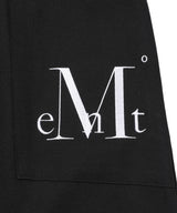 MODENT ストライプ ワイドピンタックハーフパンツ