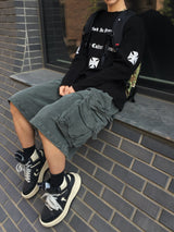 Bear Pigment Cargo Bermuda Pants 3C