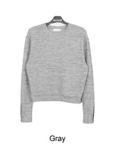 Leaf lip button long sleeve