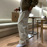 ワンダーランドコットントンタックバンディングワイドパンツ