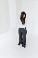 non-faded lip pocket denim pants(S-L)