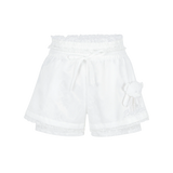 13DE MARZO Bear Lacy Bowknot Shorts