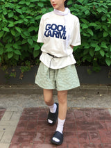 カルマロゴオーバー半袖Tシャツ (3c)