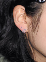[925Silver] セーフティーピンピアス