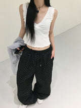 [Ritcore MADE] Mini Dot Wide Denim Pants (2c)